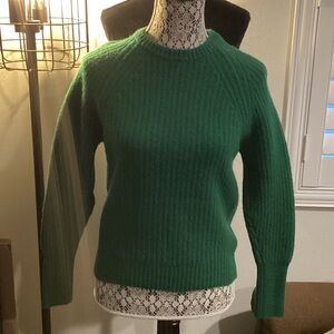 Emerald Green Barbour Crew Neck Sweater EUC